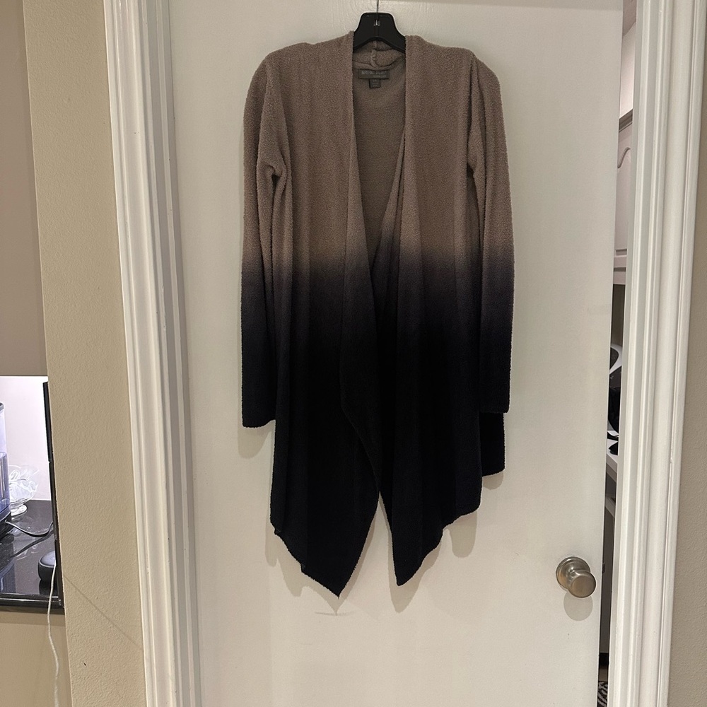 Gradient Open Front Cardigan